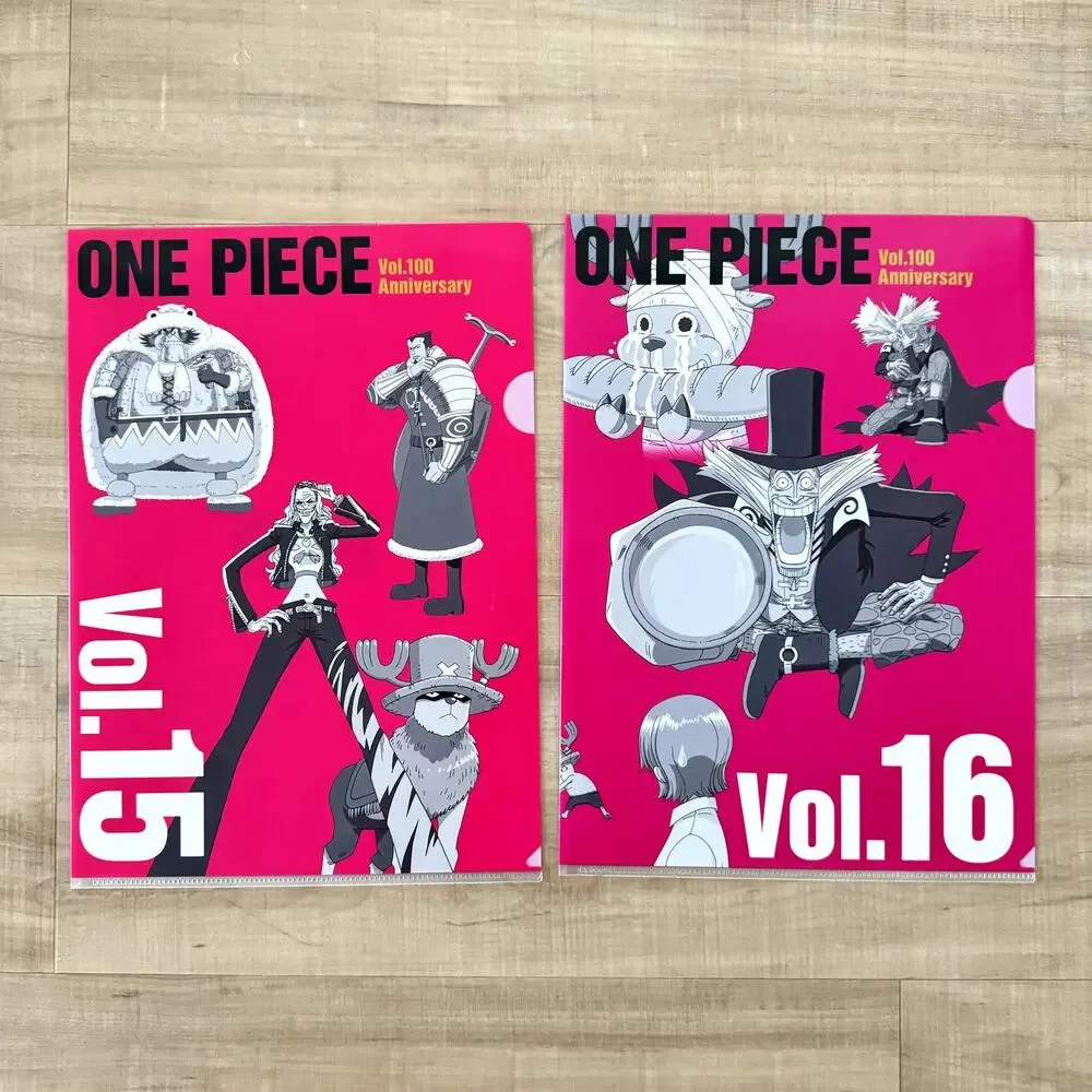 4 One Piece 100th Anniversary‎ Ichiban Kuji Visual Art Sheet Clear File Poster